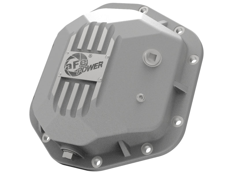 aFe 97-18 Jeep Wrangler TJ/JK Dana 44 Street Series Differential Cover w/ Machined Fins - Raw - 46-71110A
