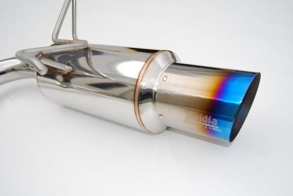 Invidia 08-11 STi Hatch / 11 WRX Hatch Dual N1 Single Layer Titanium Tipped Cat-back Exhaust - HS08STIGTT