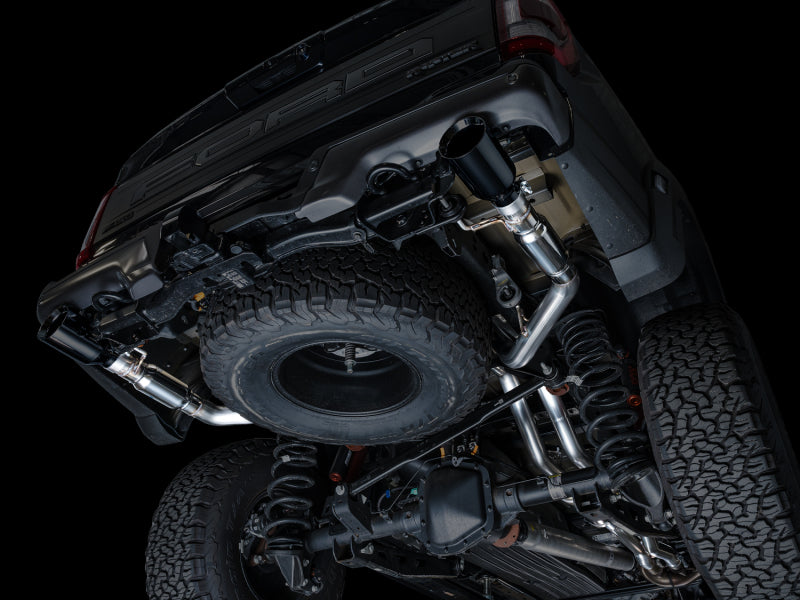 AWE Tuning Gen 3 Ford Raptor SwitchPath Exhaust - Diamond Black Tips - 3025-33356