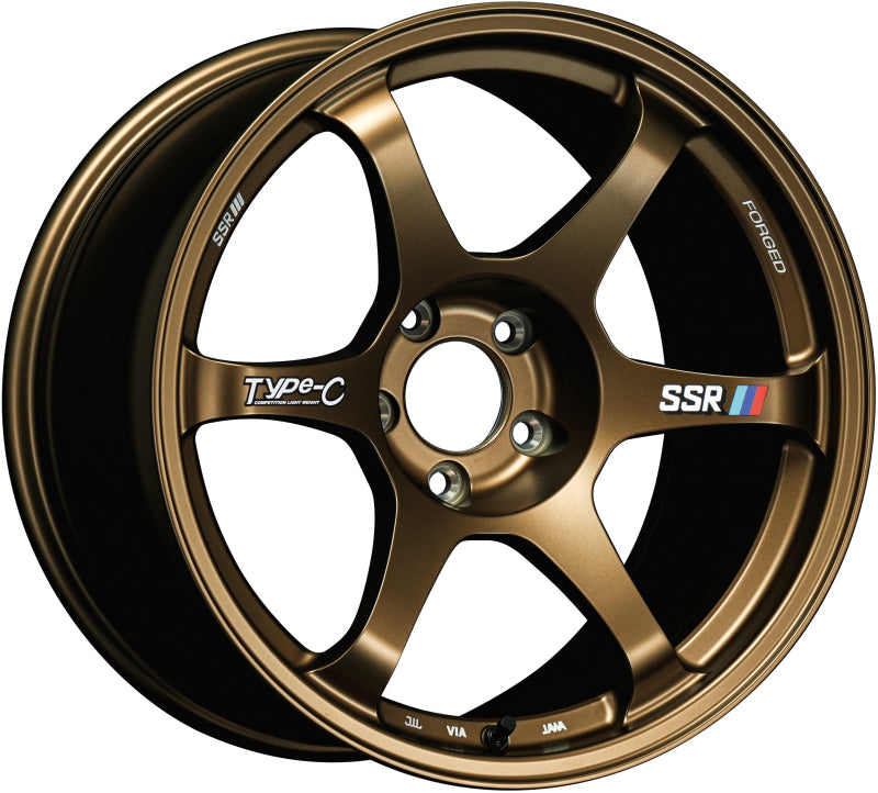 SSR Type-C Forged 18x8.5 +44 5/112 - Racing Bronze Wheel - F318850+4405LMC