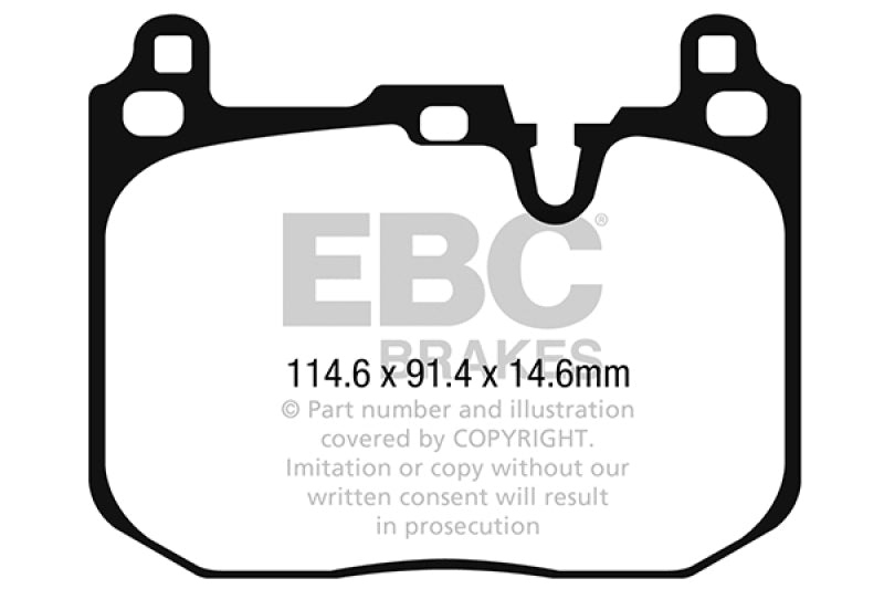 EBC 2015+ Mini Cooper John Cooper Works Redstuff Front Brake Pads - DP32271C