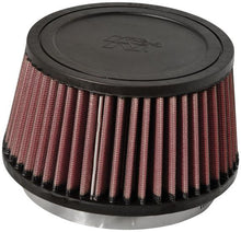 Load image into Gallery viewer, K&amp;N Universal Rubber Filter Round Tapered 4.5in Flange ID x 5.875 Base OD x 5in Top OD x 3.25in H - RU-3110