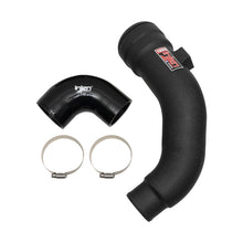 Load image into Gallery viewer, Injen 17-22 Ford F250/F/350/F-450/F-550 V8-6.7L Turbo Diesel Wrnkl Blk Intercooler Cold Side Piping - SES9004ICPCWB