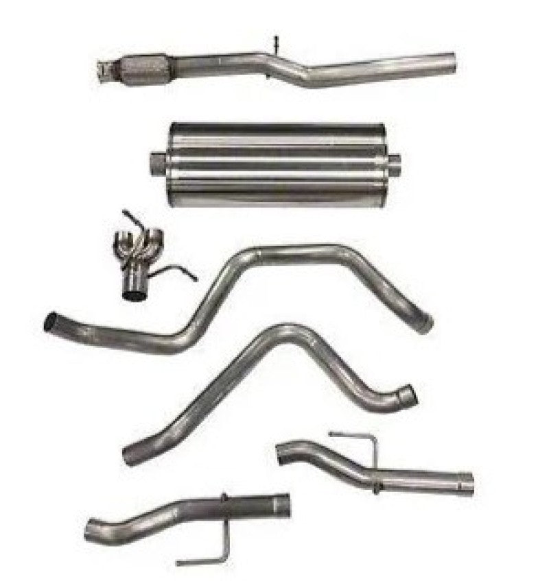 Corsa 2019-24  Silverado/Sierra 5.3L V8 3in Dual Rear Exit 157in Wheelbase Catback - Sport (No Tips) - 21043