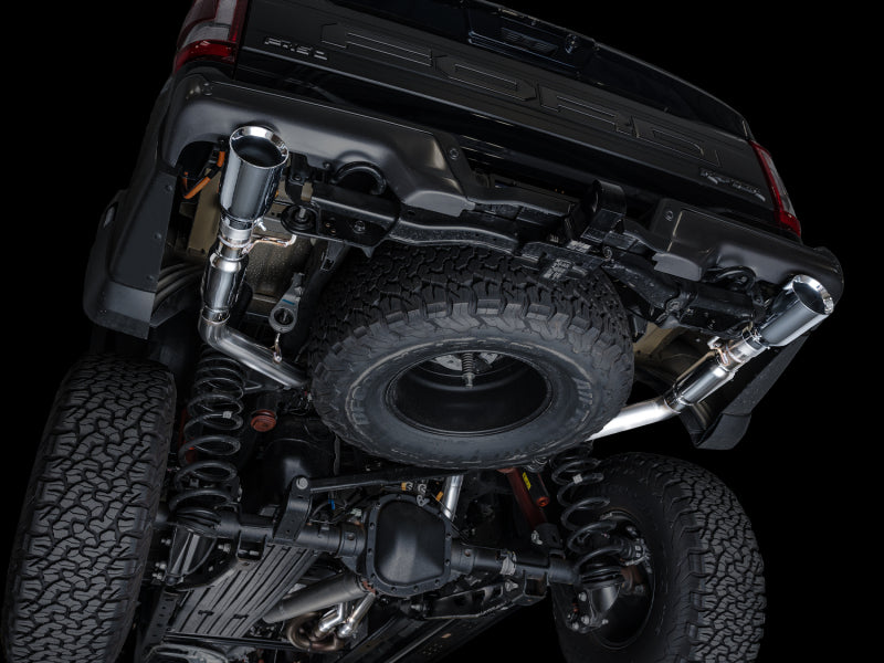 AWE Tuning Gen 3 Raptor SwitchPath Exhaust - Chrome Silver Tips - 3025-32356