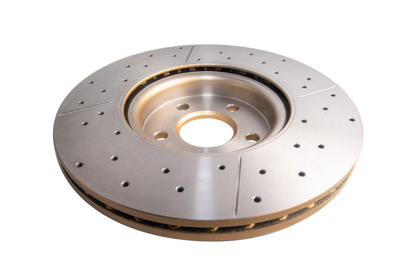 DBA 13-18 Ford Focus ST (w/320mm Front Rotor) Front Drilled & Slotted Street Series Rotor - DBA2120X