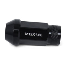 Load image into Gallery viewer, BLOX Racing Street Series Forged Lug Nuts - Black 12 x 1.5mm - Set of 20 (New Design) - BXAC-00104-SSBK