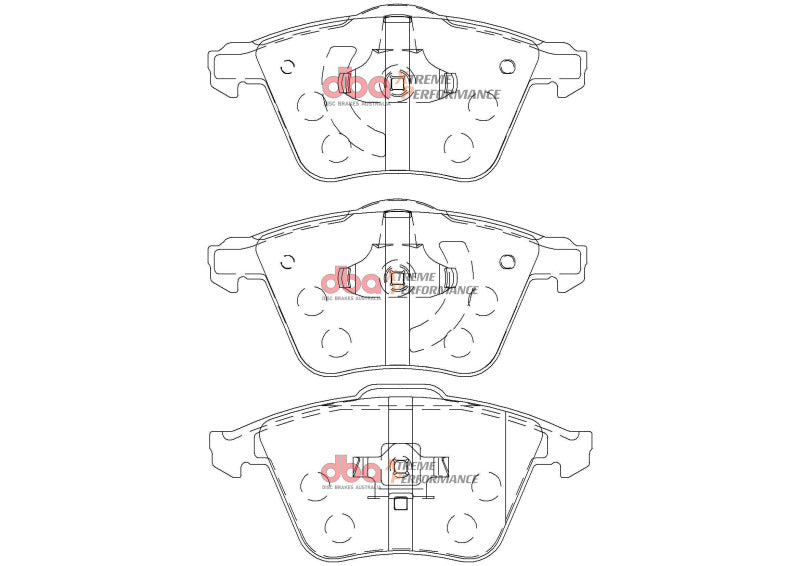 DBA 06-13 Mazda Mazdaspeed3 2.3T (BK/BL) XP Performance Front Brake Pads - DB2176XP