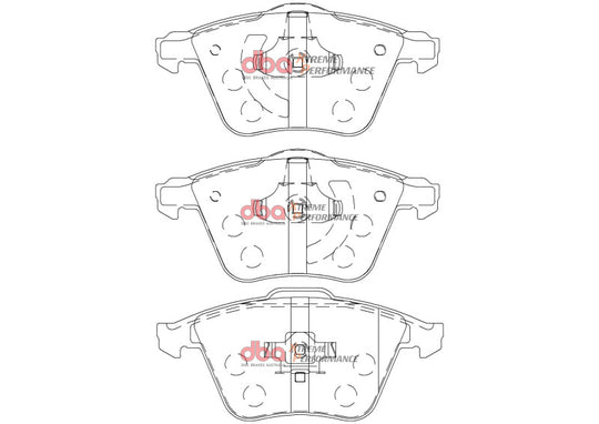 DBA 06-13 Mazda Mazdaspeed3 2.3T (BK/BL) XP Performance Front Brake Pads - DB2176XP