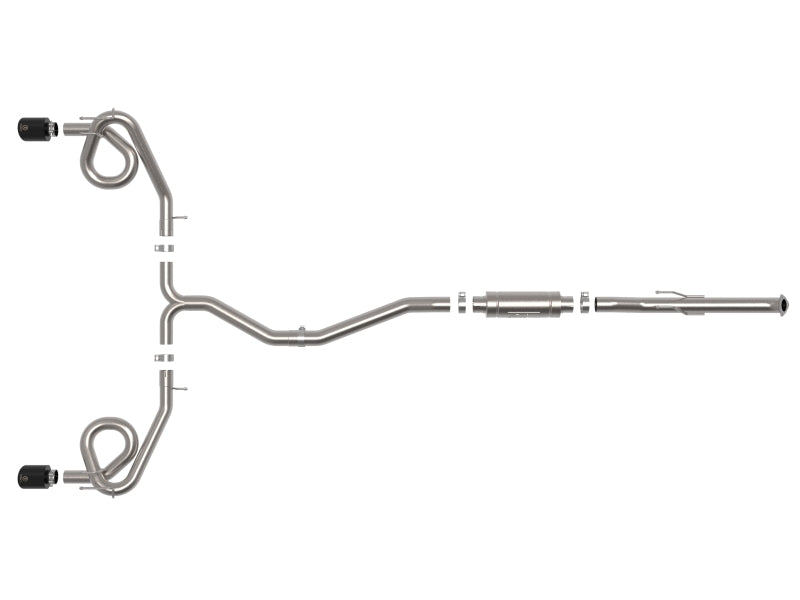 aFe 22-23 Honda Civic Si L4 1.5L (t) Takeda 2.5in to 3in 304 SS Cat-Back Exhaust w/ Black Tips - 49-36630-B