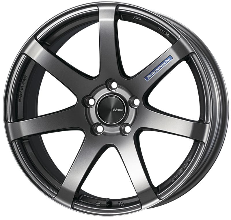 Enkei PF07 19x9 5x114.3 40mm Offset 75mm Bore Dark Silver Wheel - 490-990-6540DS