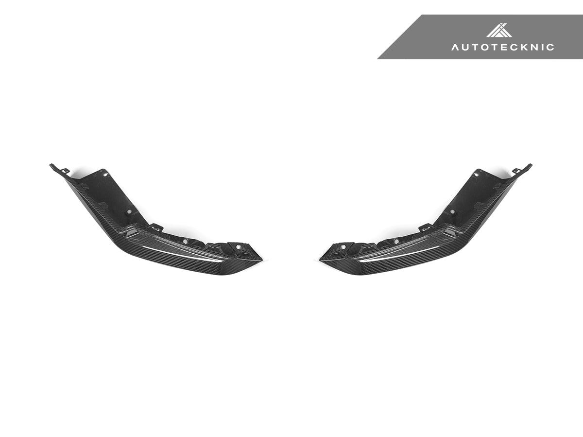 AutoTecknic Dry Carbon OEM-Spec Rear Splitter Set - BMW G80 M3 | G82 M4