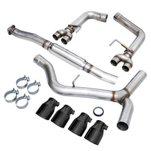 Load image into Gallery viewer, AWE Tuning Subaru WRX/STI VA/GV Sedan Track Edition Exhaust - Diamond Black Tips (102mm) - 3020-43066