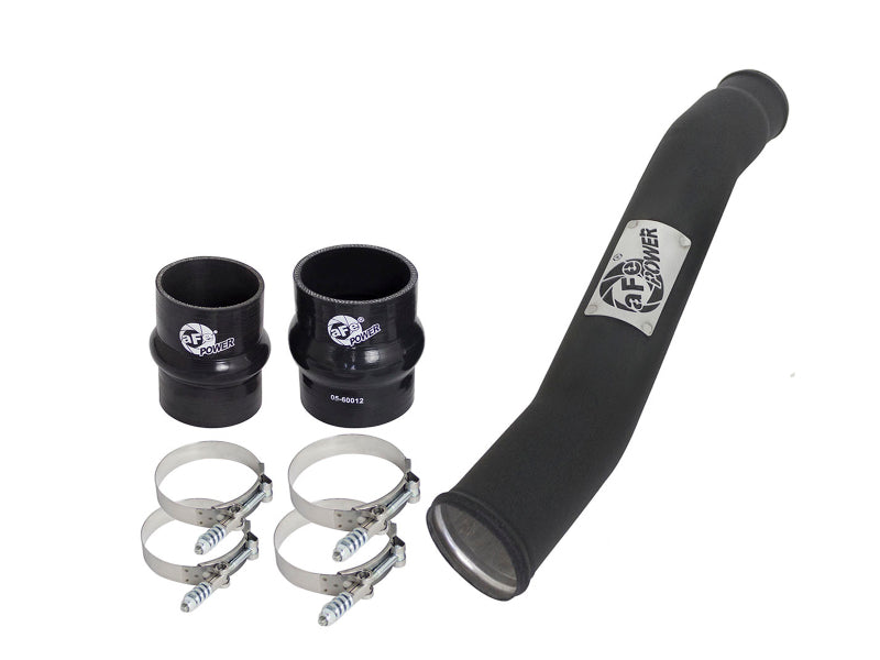 aFe BladeRunner 3in Intercooler Tube Hot Side w/ Couplings & Clamps Kit 07.5-09 Dodge Diesel Trucks - 46-20038-B