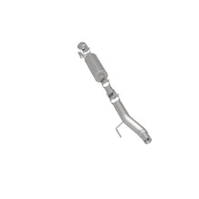 Load image into Gallery viewer, MagnaFlow Cat-Back, SS, 2.5/3in, Turn Down In Front Rear Tire 2015 Ford F150 5.0L V8 Ext Cab - 19083