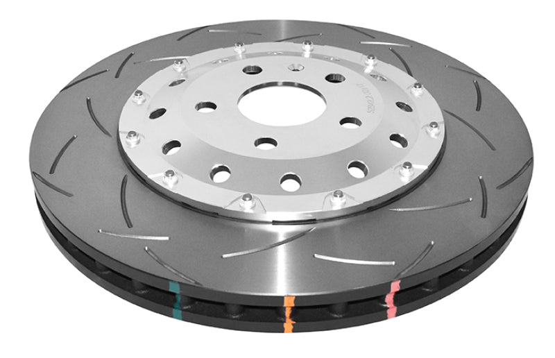 DBA 12-13 Audi TT Quattro RS (370mm Front Rotor) Front 5000 Series Slotted Rotor w/Sliver Hat - DBA52842SLVS