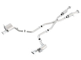 Borla 2015 Jeep Grand Cherokee SRT8 S-Type Dual Round Rolled Exit Catback Exhaust - 140632