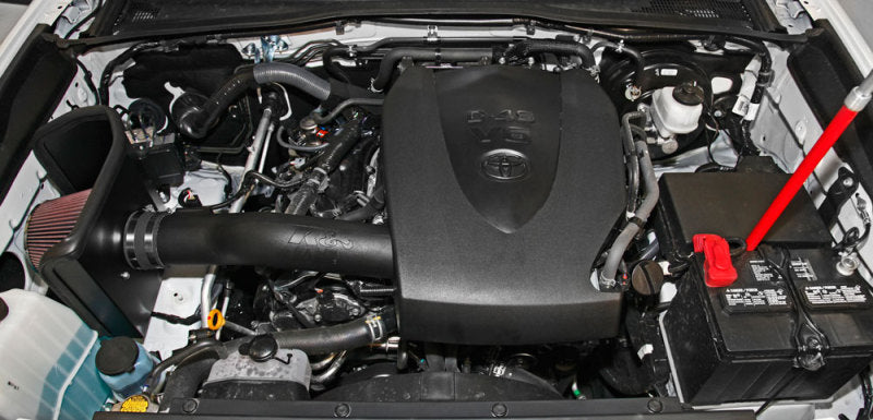 K&N 2016 Toyota Tacoma V6 3.5L AirCharger Performance Intake - 63-9039