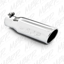 Load image into Gallery viewer, MBRP Universal Tip 3in O.D. Angled Rolled End 2 inlet 10 length - T5113
