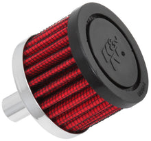Load image into Gallery viewer, K&amp;N Steel Base Crankcase Vent Filter .5in Vent OD x 2in OD x 1.5in Height - 62-1010