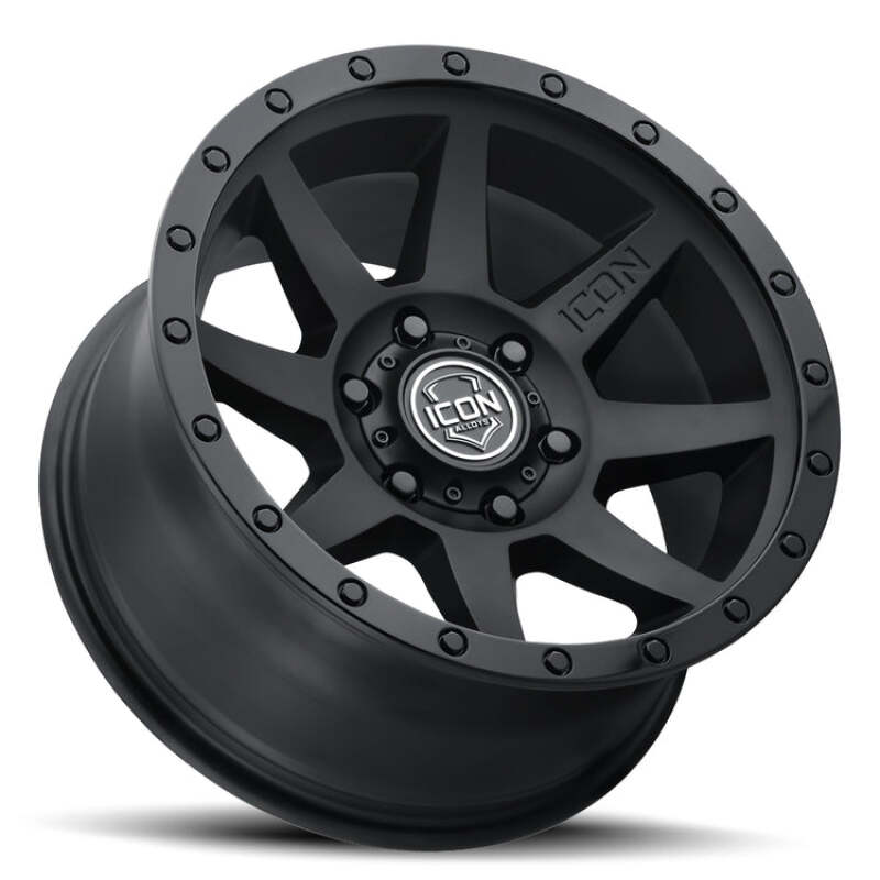 ICON Rebound 20x9 6x5.5 0mm Offset 5in BS 106.1mm Bore Double Black Wheel - 1820908350DB