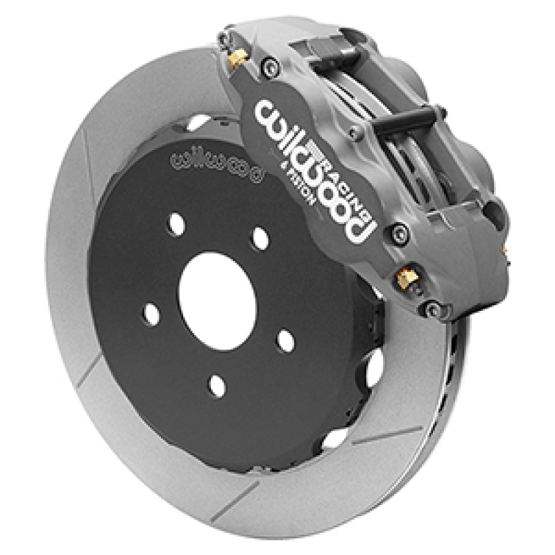 Wilwood 13-24 Honda Civic Superlite/ST 6 Piston Street Kit w/ 327mm x 28mm Slotted Rotor - Hard Ano - 140-16848