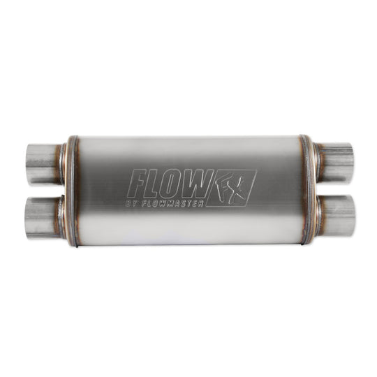 Flowmaster FlowFX Muffler SS 3 IN Dual IN/OUT W/ X-Pipe - 72469