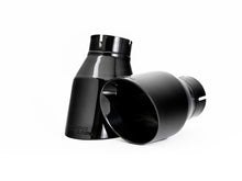 Load image into Gallery viewer, AWE Tuning Audi B9 A4 Touring Edition Exhaust Dual Outlet - Diamond Black Tips (Includes DP) - 3015-33078
