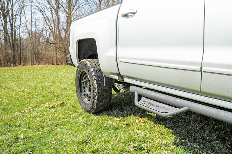Corsa 14-16 Chevy Silverado 3.0in Catback Front Axle Exit Exhaust w/ Twin 4.0in Polished Pro Tips - 21310