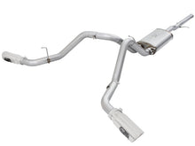 Load image into Gallery viewer, aFe Mach Force-XP Exhaust 3in Cat-Back SS 14-15 GM 1500 Trucks 4.3L/5.3L Dual Split w/ Polished Tip - 49-44057-P