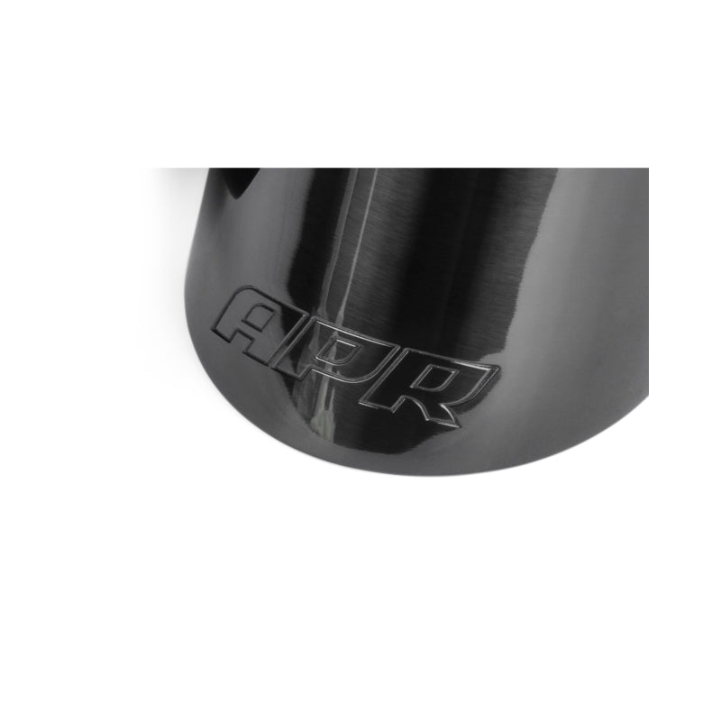 APR Double-Walled 4in Slash-Cut Tips - Polished Diamond Black - Set of 2 - TPK0003