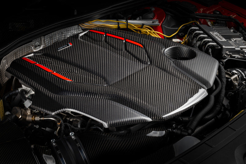 APR 19-24 Audi A6 Quattro/S4/S5/S5 Sportback/S6/RS5 EA839 (B9) 2.9T/3.0T Carbon Fiber Engine Cover - MS100255