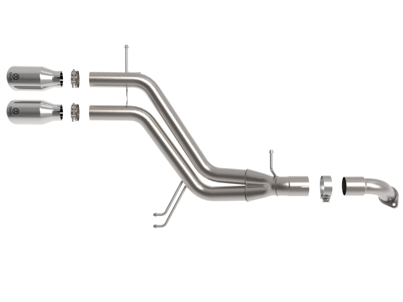 aFe Takeda 13-17 Hyundai Veloster L4-1.6L 2-1/2in 304 SS Axle-Back Exhaust w/ Polished Tips - 49-37019-P