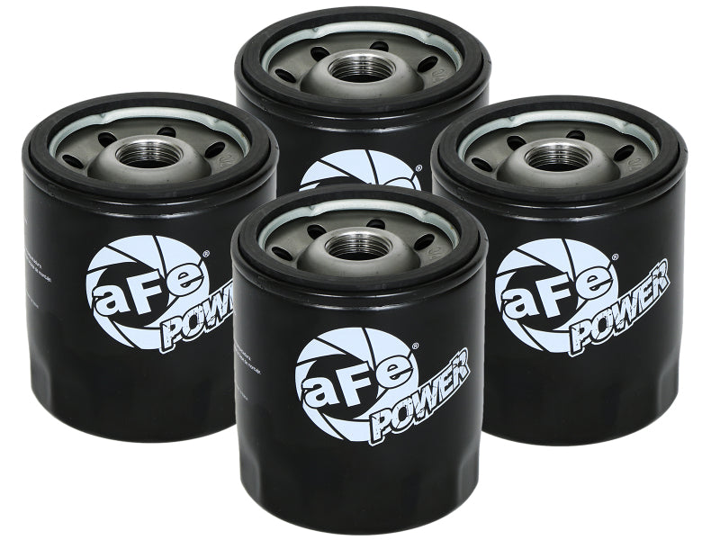 aFe ProGuard HD Oil Filter; 19-20 GM Silverado 1500; L4 2.7L - 4 Pack - 44-LF047-MB