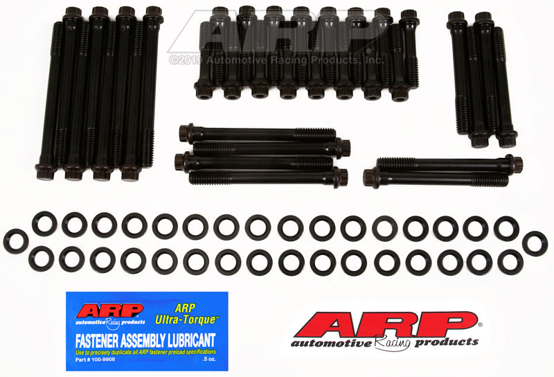 ARP SB Chevy V8 w/18A hi-port 12pt undercut head bolt kit - 234-3720