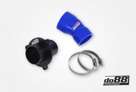 do88 VAG 1.8/2.0 TSI (MQB) Turbo Muffler Delete OEM Pressure Pipes Blue Hose - CP-110B-OEM