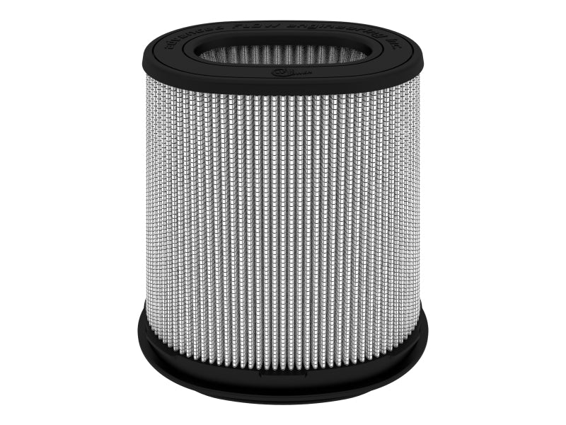 aFe Magnum FLOW Pro DRY S Air Filter 6.75x4.75 Flange 8.25x6.25 Base (Mt2) 7.25x5 Top 8.5 Height - 21-91101