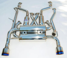 Load image into Gallery viewer, Invidia 07+ Infiniti G37 Coupe Gemini Single Layer Titanium Tip Cat-back Exhaust - HS07IG7GIT