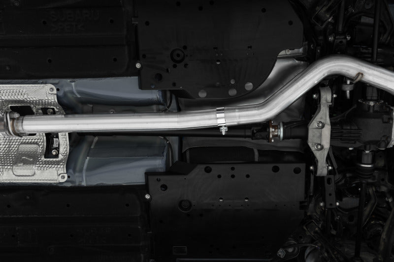 MBRP 2022 Subaru WRX 2.4L 3in Cat Back 5in OD Single Exit - Aluminized Steel - S4809AL