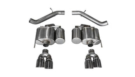 Corsa 2016-2019 Cadillac ATS-V 3.6T 4in Black Sport Axle-Back Exhaust - 14478BLK