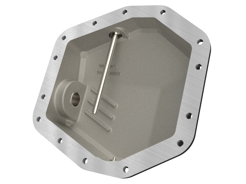aFe Ford Bronco Raptor 22-25 V6-3.0L POWER Pro Series Rear Differential Cover Black w/ Machined Fins - 46-71460B