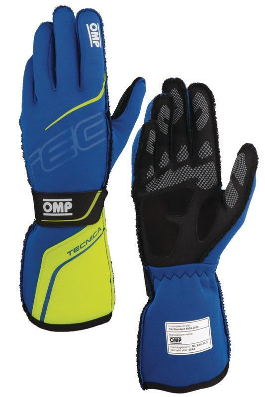OMP TECNICA GLOVES FIA 8856-2018 WHITE / ANTHRACITE SZ L - IB0-0779-A01-373-L