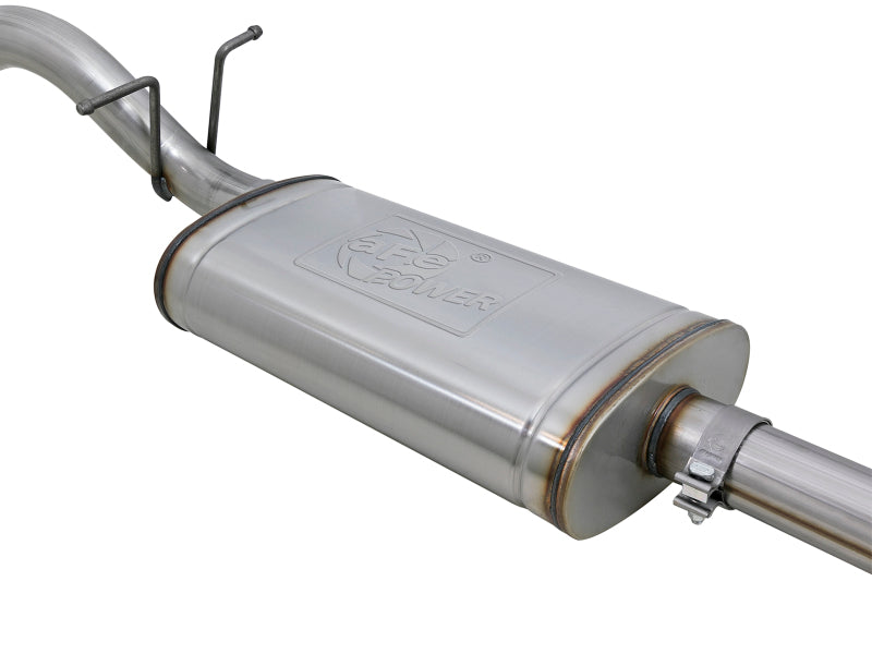aFe MACH Force-Xp Hi-Tuck 3in. 409 SS C/B Exhaust 15-18 GM Colorado L4-2.5L/V6-3.6L - Polished Tip - 49-44099-P