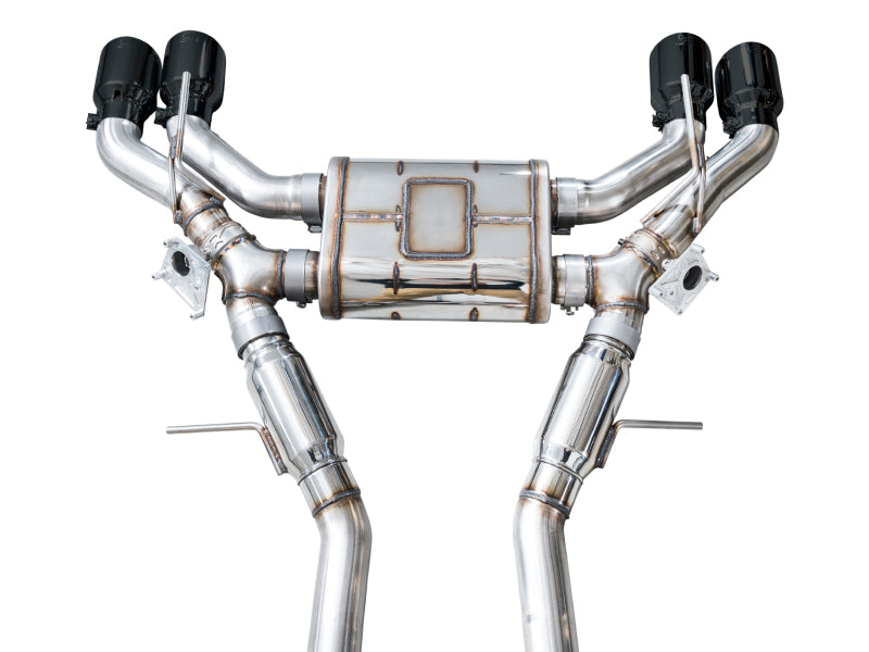 AWE Tuning 22-26 Cadillac CT5-V Blackwing SwitchPath Exhaust - Diamond Black Tips - 3025-43562
