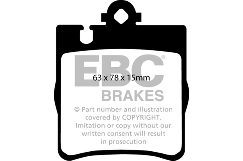 EBC 03 Mercedes-Benz C230 (W203) 2.3 Sport Greenstuff Rear Brake Pads - DP21441