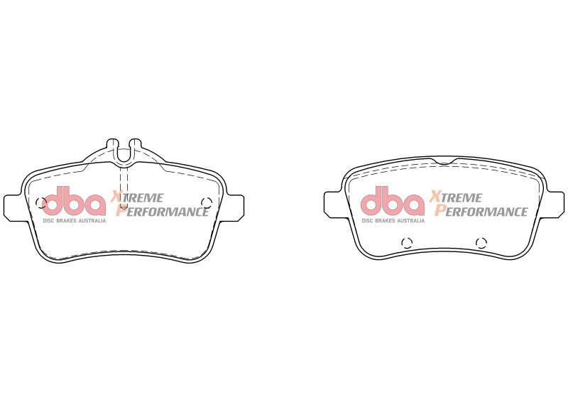 DBA 14-19 Mercedes-Benz CLA45 AMG XP Performance Rear Brake Pads - DB8880XP