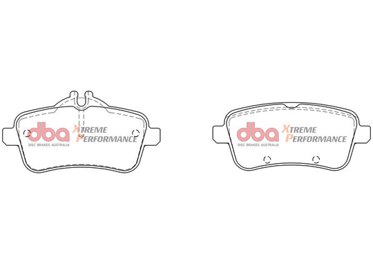 DBA 14-19 Mercedes-Benz CLA45 AMG XP Performance Rear Brake Pads - DB8880XP