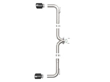 Load image into Gallery viewer, aFe Takeda 2-1/2in 304 SS Axle-Back Exhaust w/ Black Tip 14-18 Mazda 3 L4 2.0L/2.5L - 49-37014-B
