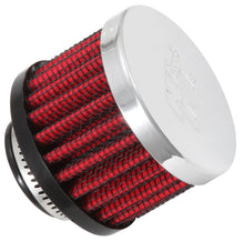 Load image into Gallery viewer, K&amp;N 3/4 inch ID 2 inch OD 1.5 inch H Clamp On Crankcase Vent Filter - 62-1360