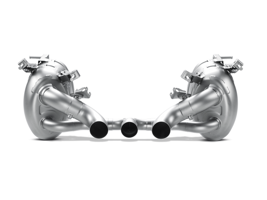 Akrapovic 10-15 Ferrari 458 Italia/458 Spyder Slip-On Line (Titanium) w/ Carbon Tips - MTP-FE458H